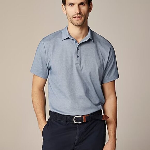 J. Crew Men's Performance Polo Shirt COOLMAX Technology Size S NWT - Picture 1 of 7
